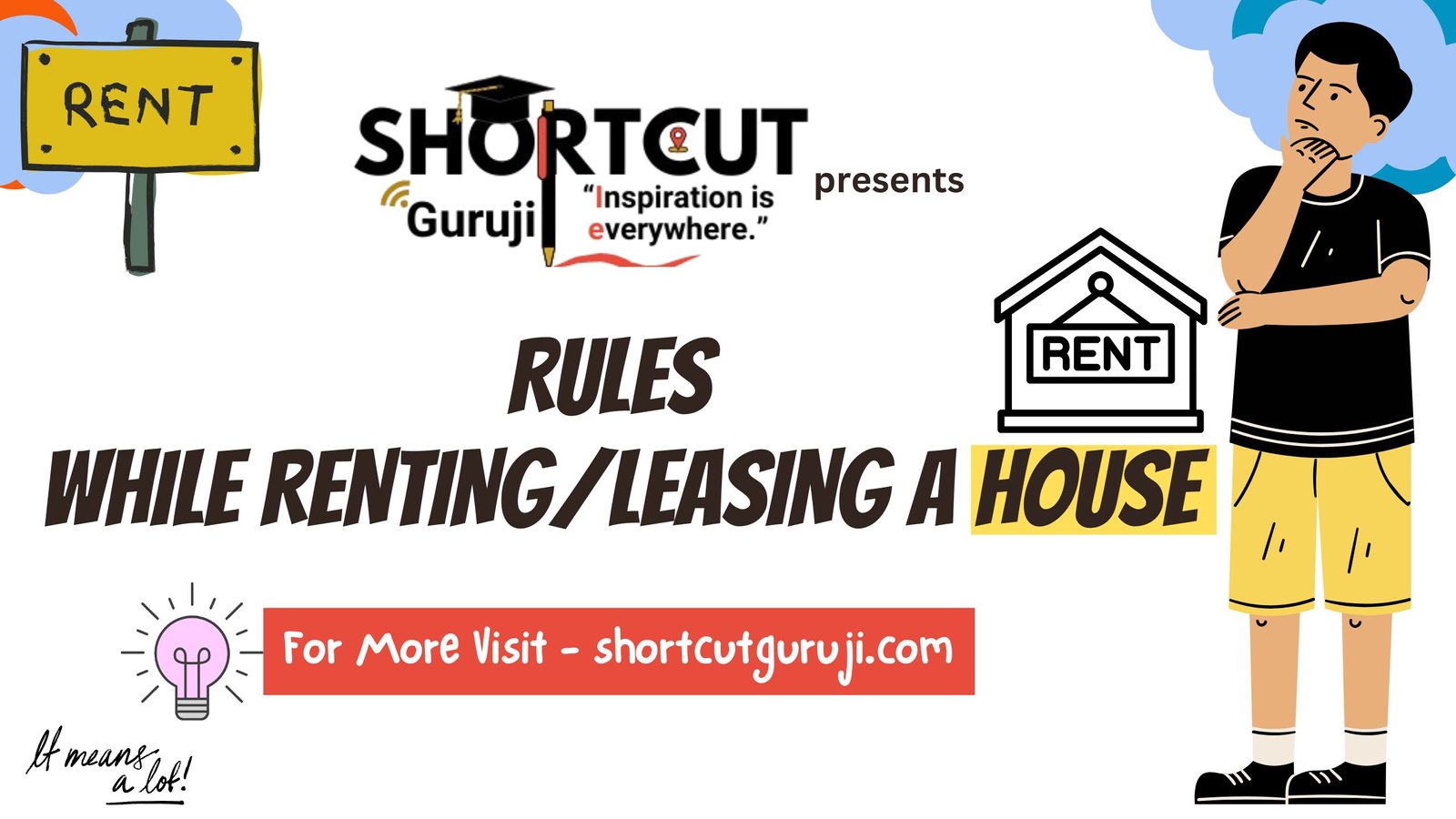 Rules while RentingLeasing a House by Shortcut Guruji